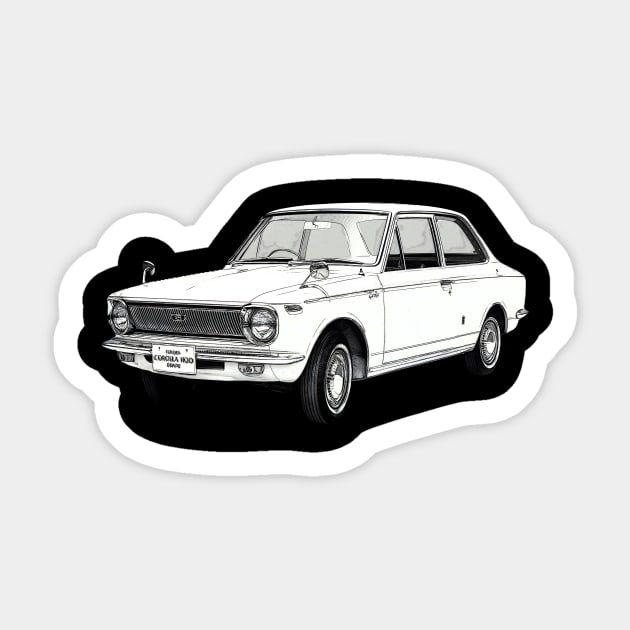 Corolla 1st Generation 60s Sticker by wongsolo